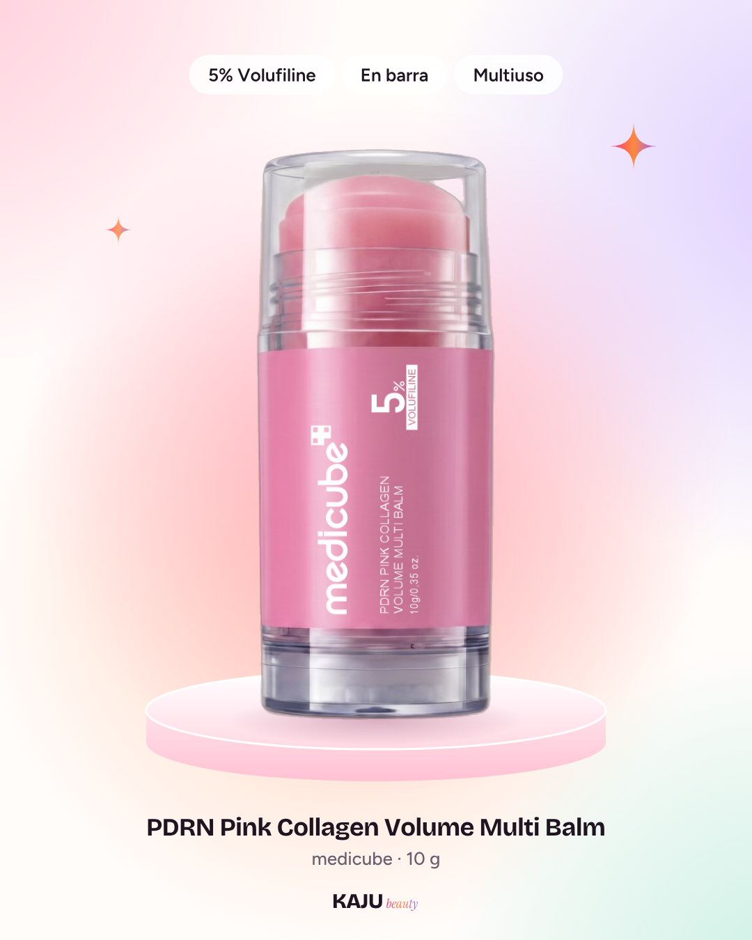 Medicube PDRN Pink Collagen Volume Multi Balm en barra 10 g con 5% Volufiline